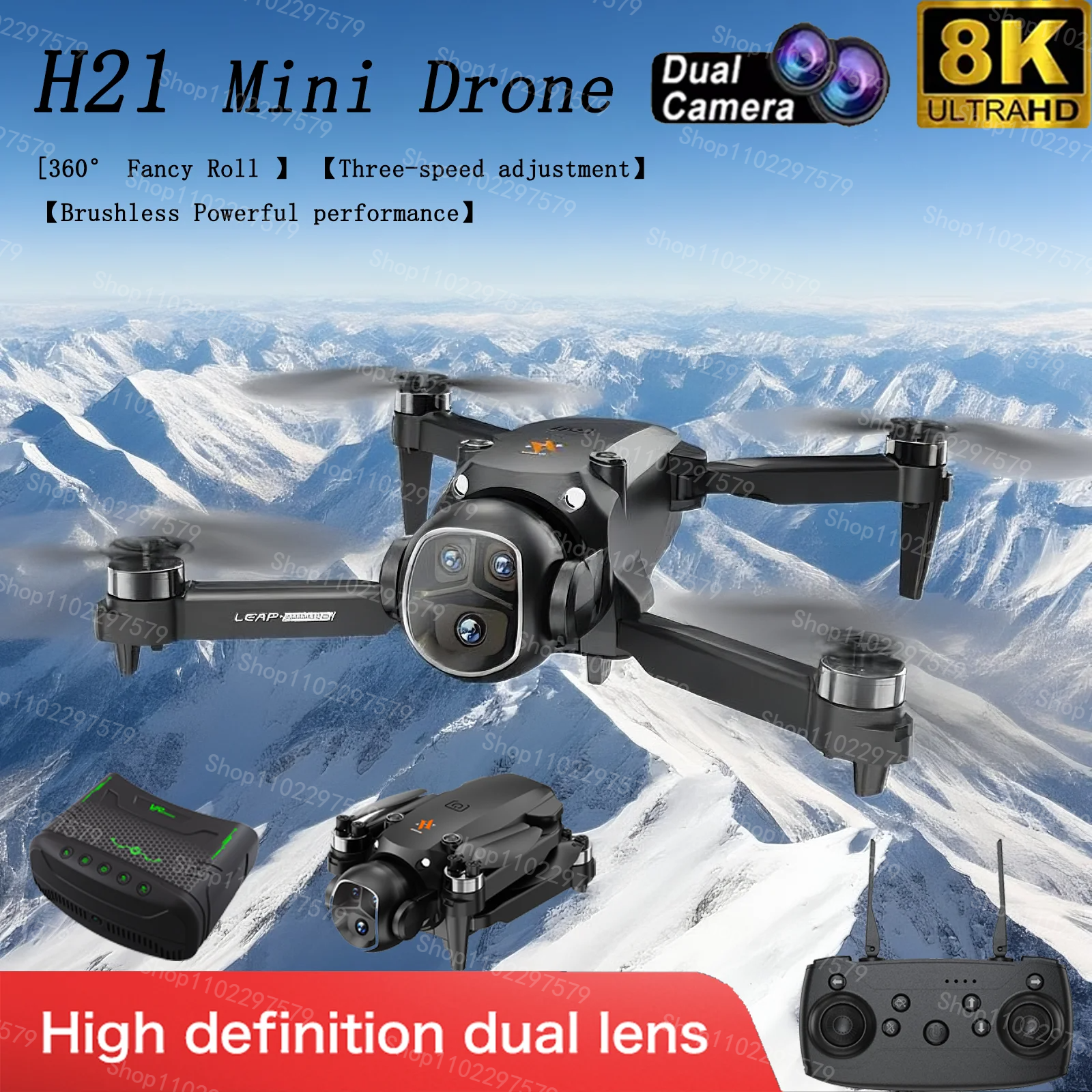 Outdoor Adventure Video - New H21 Optical Flow Localization Drones
