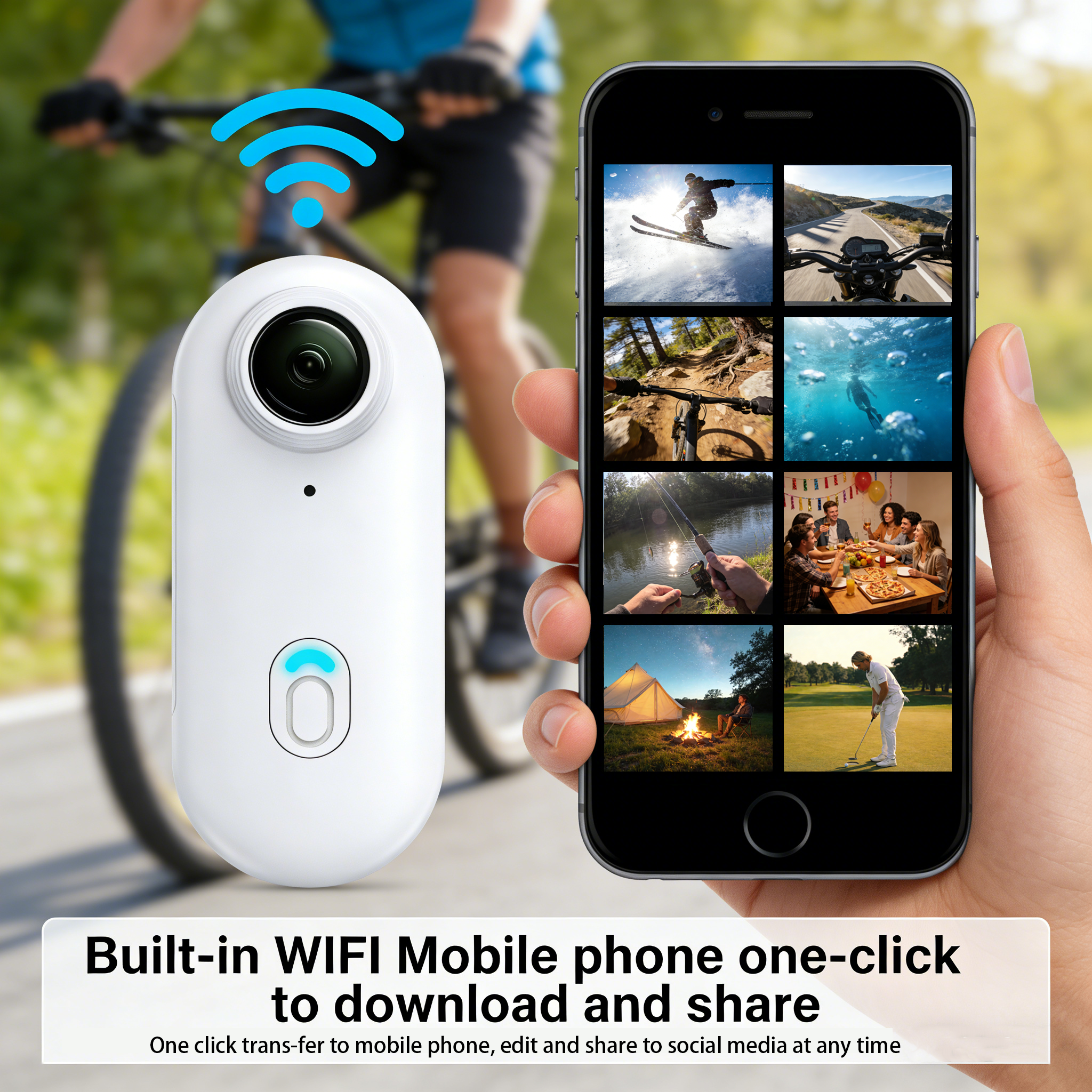 4K Ultra HD Anti Shake Action  - Outdoor Adventure Video incelemesi ve fiyatı