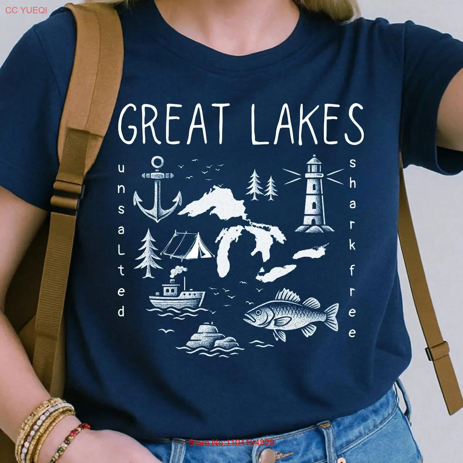 Great Lakes Adventure T Shirt  - Outdoor Adventure Wear incelemesi ve fiyatı