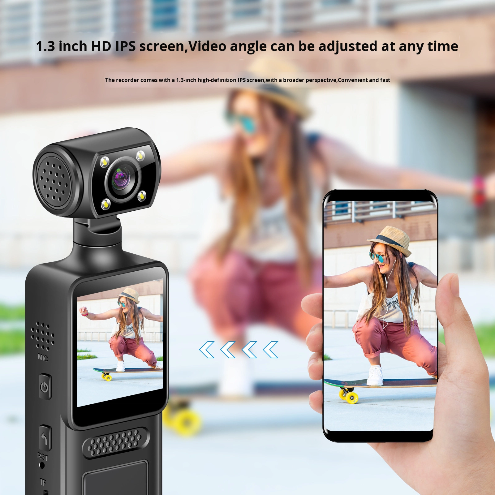 Portable HD WiFi Body-Worn Cam - Outdoor Adventure Video incelemesi ve fiyatı